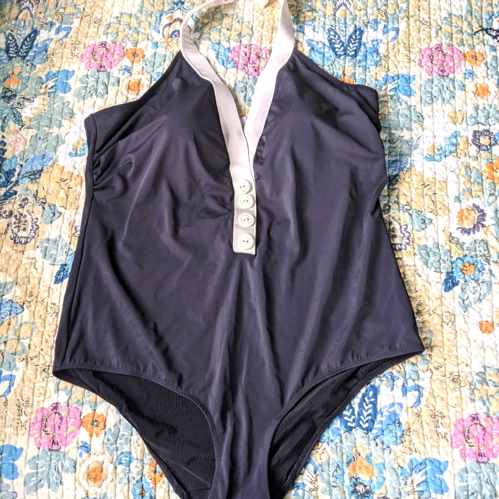 One Piece Halter Bathing Suit